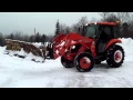Kubota Snow PLow angling homemade