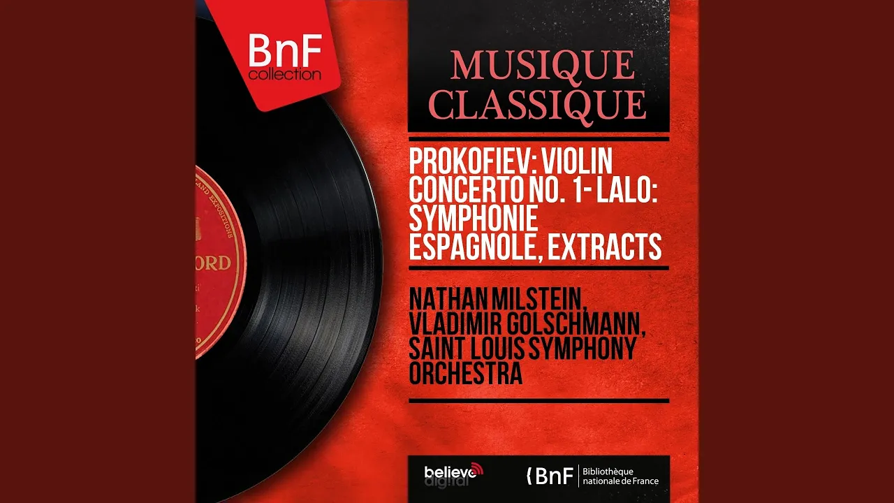 Violin Concerto No. 1 in D Major, Op. 19: I. Andantino Violin Concerto No. 1 in D Major, Op. 19: I. Andantino