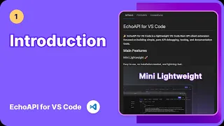 EchoAPI for VS Code introduction Free Ultra-Lightweight