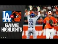 Hoogtepunten van de wedstrijd Dodgers vs. Orioles (6-9-25) | MLB-hoogtepunten