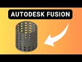 Fusion 360 Beginner Tutorial Create a Container with Circular Rectangular Patterns