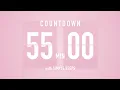 55 Minute Countdown Timer Flip Clock with Simple Beeps