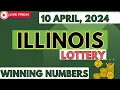 Illinois Midday Lottery Results For - 10 April 2024