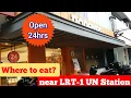 Where to Eat Open 24hrs near LRT UN Station Popeyes Store Menu and Prices