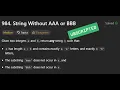 Unscripted LC984 - String Without AAA or BBB 2025