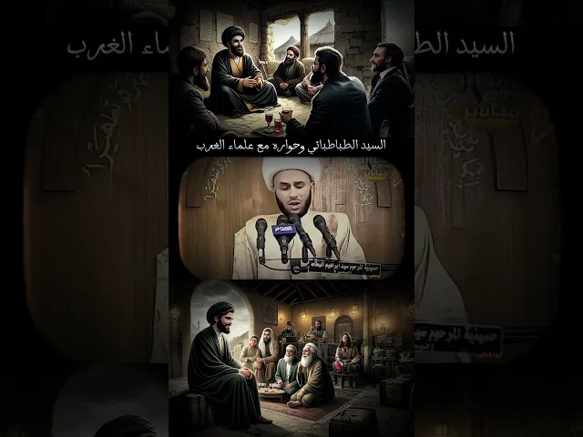 ⁣السيد الطباطبائي وحواره مع علماء الغرب @ذوالفقارالمغربي #الشيعة #السنة