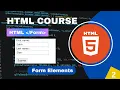 HTML Form Elements Part 19 2 HTML crash course bangla 2024