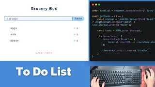 ASMR Programming - Coding To Do List Using HTML CSS Javascript