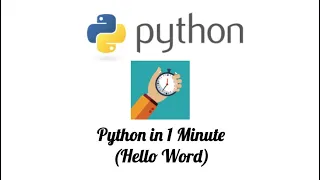 Python in 1 Minute - Hello World