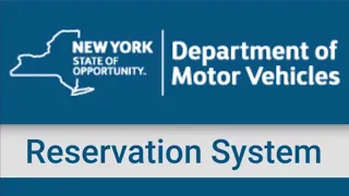 New York State DMV Reservation System Online Appointment Booking Tutorial - October 7 2024