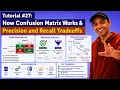Tutorial How To Build A Classification Model - Confusion Matrices Precision and Recall
