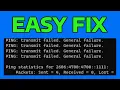 How To Fix Ping Transmit Failed General Failure Error in Windows