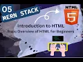 05 HTML Tutorial Inline Elements Block Elements and Heading Tags Learn HTML Basics