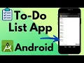 Build A To-Do List App in Android Studio Beginner s Guide