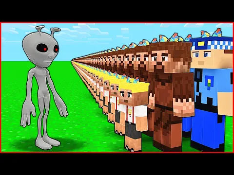 Video Thumbnail: UZAYLILAR BİZİ KOPYALADI! 👽 - Minecraft