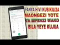 Download Lagu SIKILIZA MAONGEZI YOTE YA MPENZI WAKO BILA YEYE KUJUA.