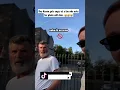 Roy Keane gets angry at a fan who asks for a photo with him