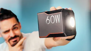 is a 60 watt video light bright enough