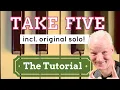 Take Five Piano Tutorial With Solo