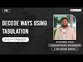 Decode Ways Using Tabulation leetcode 91 By Rajneesh Kumar In C Part V008