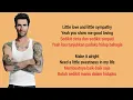 Sugar - Maroon 5 (Lirik Dan Terjemahan)