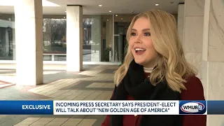 Incoming press secretary, New Hampshire native Karoline Leavitt talks with News 9 ahead of inaugu...