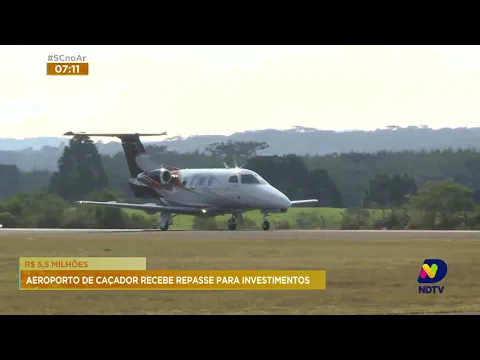 Governo de SC libera R$ 5,5 milhões para reformas de ampliação do aeroporto de Caçador