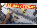 Replacing Pool Cage Screws with Nylo-Tek Screws - We replaced alot of screws in Fort Myers