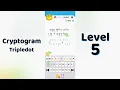 Cryptogram Tripledo Level 5 Solutions Logic Puzzle Game Mini Boss