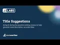 Stack Overflow Demo Title-drafting assistant