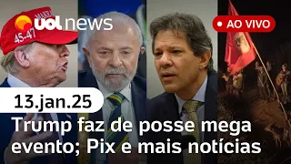 Lula sanciona lei que proíbe celulares nas escolas; Trump faz de posse mega evento; Pix | UOL News
