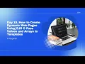 Day 19 How to Create Dynamic Web Pages Using EJS Pass Values and Arrays to Templates