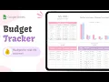 Monthly Budget Planner Tracker in Google Sheets Multiple Income Streams Expense Tracking