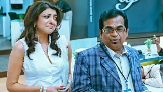 ब्रह्मानंदम काजल अग्रवाल को अपने स्टाफ के बारे में बता रहा है | Arya 2 Movie Comedy Scene