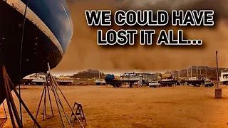 Our Sailboat vs Sandstorm (90 knot wind gusts) | Sailing Sitka Ep 87