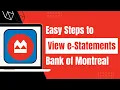BMO Bank - How to View Switch e-Statements Bank of Montreal