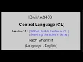Scan Built-in function in cl program CL programming CL program for Beginners