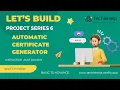 Automatic Certificate Generator Using HTML CSS Javascript TechieHelp