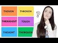 English Vocabulary through though throughout tough thought thorough What s the Difference