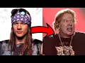Axl Rose Transformation Through the Years 1976-2020 Evolution