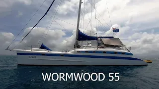 Ep. 397 Boat review on a Wormwood 55 – The Delos and Calico Skies drama continues