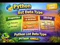 Python List Data Type Explained in Telugu Properties Methods Formatting Slicing Python Jungle