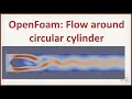 Gmsh OpenFoam ParaView to create and visualize the flow around cylinder simulation from scratch