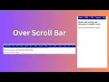 How to create horizontal scroll bar in HTML CSS