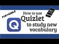 How to use Quizlet