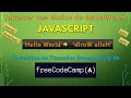 Reverse a String in JavaScript - FreeCodeCamp Solution 2021