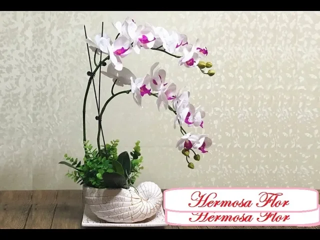 COMO HACER ORQUÍDEAS DE PAPEL / FLORES DE PAPEL CREPE MANUALIDADES PARA TODOS