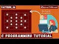 Pattern Program 36 in C Language in Hindi Star Pattern Program C Programming Tutorial