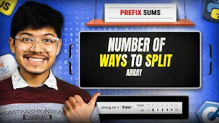 2270 Number of Ways to Split Array Prefix Sums