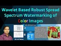 Wavelet Based Robust Spread Spectrum Watermarking of Color Images